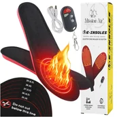 Spodnie narciarskie - Podgrzewane wkładki do butów MISSION AIR E-Insoles (rozmiar 35-40) Czarno-czerwony - miniaturka - grafika 1