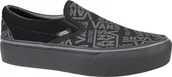Trampki damskie - Vans Buty damskie 66 Classic Slip-On Platform czarne r. 36.5 VN0A3JEZWW0 - miniaturka - grafika 1