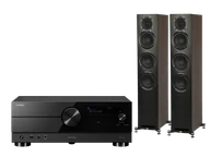 Zestawy stereo - Yamaha RX-A2A (czarny) + Uni-Fi Reference F5 (czarny) - miniaturka - grafika 1