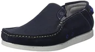 Klapki i japonki męskie - Clarks Męskie klapki ShacreLiteStep Slipper, granatowe (navy combi), 42,5 EU, Navy Combi, 42.5 EU - miniaturka - grafika 1