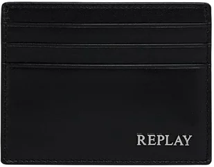 REPLAY Męski portfel na akcesoria podróżne FM5336, 0094 Silver Black, 0094 Silver Black, jeden rozmiar - Portfele - miniaturka - grafika 1