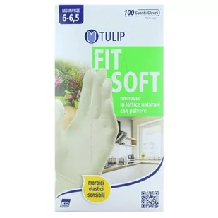 Rękawiczki lateksowe TULIP Fit Soft (rozmiar S) - Rękawiczki jednorazowe - miniaturka - grafika 2