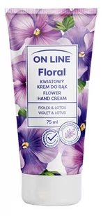 ON LINE Floral Kwiatowy Krem do rąk - Fiołek & Lotos 75ml - Kremy i maski do rąk - miniaturka - grafika 2