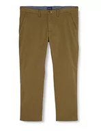 Spodnie męskie - GANT Spodnie męskie Hallden Twill Chinos, Racing Green, 34 PL - miniaturka - grafika 1
