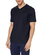 Koszulki męskie - Trigema Męski T-shirt V 637203, Niebieski (granatowy 046), XXL - miniaturka - grafika 1