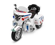 Pojazdy elektryczne dla dzieci - Toyz, Pojazd na akumulator, motocykl policyjny, Riot, biały - miniaturka - grafika 1