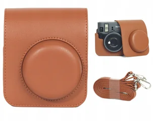 Futerał Etui Pokrowiec Case Na Aparat Do Aparatu Fujifilm Instax Mini 41 / Brązowy - Torby fotograficzne i futerały - miniaturka - grafika 1