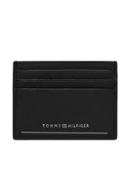 Etui na dokumenty i karty - Tommy Hilfiger Etui na karty kredytowe Th Saffiano Cc Holder AM0AM11863 Czarny - miniaturka - grafika 1