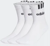 Skarpetki męskie - ADIDAS Skarpety MĘSKIE Długie Bawełna 3PAK 46-48 - miniaturka - grafika 1
