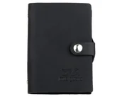 Etui na dokumenty i karty - Etui, wizytownik na dokumenty (dużo kieszonek) - kolor czarny - miniaturka - grafika 1