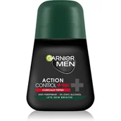 Dezodoranty i antyperspiranty męskie - Garnier Men Dezodorant roll-on Action Control 96h+ Clinically Tested 50ml - miniaturka - grafika 1