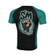 Kimona, stroje i obuwie - Środowisko Miejskie Rashguard Krótki Rękaw Fist Black - miniaturka - grafika 1