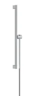 Akcesoria do armatury i ceramiki - Hansgrohe Unica - Drążek prysznicowy 95 cm z wężem prysznicowym, chrom 24405000 - miniaturka - grafika 1