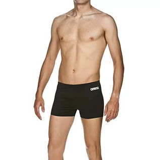 Kąpielówki męskie - Arena mężczyzn Solid Shorts, czarny 2A257_55_105 - grafika 1