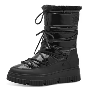 s.Oliver Damskie buty WL Lace Boot 5-26401-43 śniegowce, czarne, rozmiar 39 EU, czarny, 39 EU - Śniegowce damskie - miniaturka - grafika 1