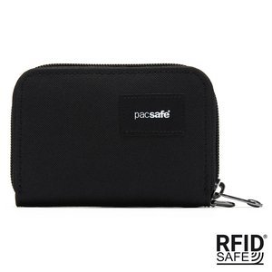 Portfel mały RFID Pacsafe - czarny