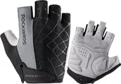 Rękawiczki rowerowe - RockBros Rękawiczki rowerowe Rockbros S109GR rozmiar XL - szare - miniaturka - grafika 1