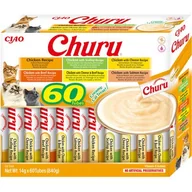 Przysmaki dla kotów - INABA Churu Cat mix z kurczakiem 60x14g (840g) - miniaturka - grafika 1