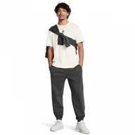 Spodnie sportowe męskie - Męskie spodnie dresowe Under Armour UA Curry Jogger Splash - szare - UNDER ARMOUR - miniaturka - grafika 1
