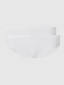 Majtki damskie - Figi hipster z mikrowłókna w zestawie 2 szt. – bezszwowe - miniaturka - grafika 1