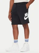 Spodenki męskie - Nike Szorty sportowe French Terry Alumni FQ4950 Czarny Standard Fit - miniaturka - grafika 1