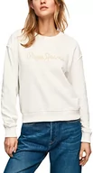Swetry damskie - Pepe Jeans Damski sweter NANETTES, biały, XL, biały, XL - miniaturka - grafika 1