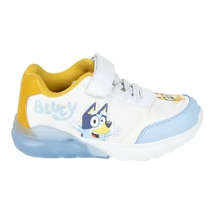 CERDÁ LIFE'S LITTLE MOMENTS Buty dziecięce Bluey ze światłem LED, białe i niebieskie 24 EU, Biały I Niebieski, 24 EU - Buty dla dziewczynek - miniaturka - grafika 1