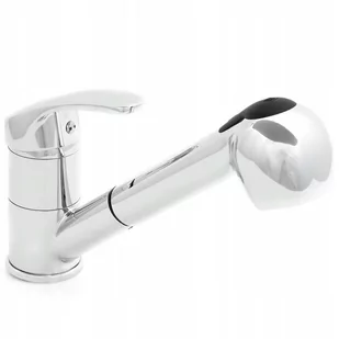 Bateria Kuchenna Stojąca Obrotowa Wyciągana Wylewka Kran Eco Chrom 150cm - Baterie kuchenne - miniaturka - grafika 1