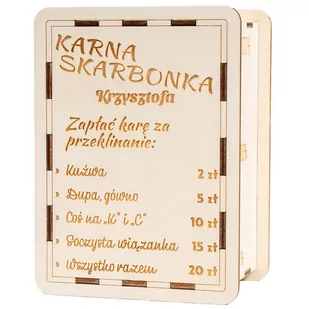 Karna skarbonka z grawerem - Skarbonki - miniaturka - grafika 5