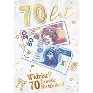 Kartki okolicznościowe i zaproszenia - Armin Style Karnet Urodziny 70 - miniaturka - grafika 1
