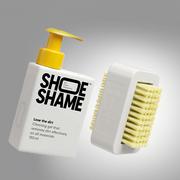 Akcesoria obuwnicze - Shoe Shame - Lose the dirt kit, zestaw do czyszczenia butów (szczotka i żel do mycia) - miniaturka - grafika 1