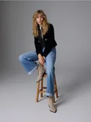 Botki damskie - Reserved - Zamszowe botki - beżowy - miniaturka - grafika 1