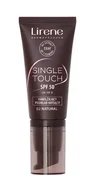 Podkłady do twarzy - Podkład do twarzy lekki nawilżający SPF50 Lirene Single Touch 02 Natural - miniaturka - grafika 1