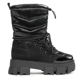 Botki damskie - Botki Aldo Nordica 13672375 Czarny - miniaturka - grafika 1