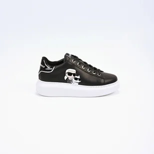 Damskie Sneakersy KARL LAGERFELD KAPRI TWIN NFT LO LACE KL62524T-000 – Czarny - Sneakersy damskie - miniaturka - grafika 1