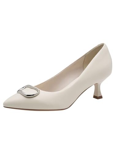 Tamaris Damskie czółenka 1-22400-46, Offwhite, 38 EU