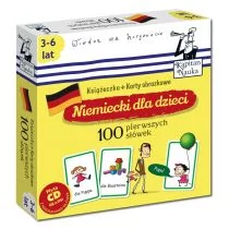 Edgard Niemiecki dla dzieci 100 pierwszych słówek Książeczka + Karty obrazkowe - Edgard - Książki do nauki języka niemieckiego Edgard Niemiecki dla dzieci 100 pierwszych słówek Książeczka + Karty obrazkowe - Edgard - Książki do nauki języka niemieckiego - miniaturka - grafika 1