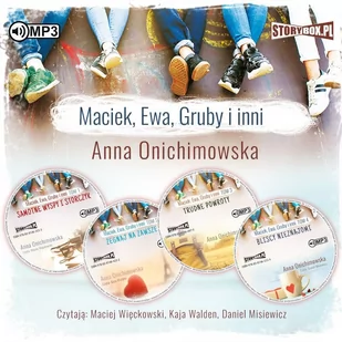 Cd Mp3 Pakiet Maciek Ewa Gruby I Inni Anna Onichimowska - Audiobooki dla dzieci i młodzieży - miniaturka - grafika 1