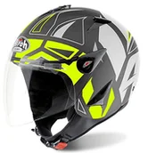 Kaski motocyklowe - Airoh Casco JT CONVERT YELLOW MATT XL - miniaturka - grafika 1