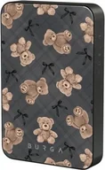 Baterie i akcesoria - Burga Gunmetal Magnetic Powerbank - magnetyczny powerbank 5000 mAh kompatybilny z MagSafe, kabel USB-C - USB-C w zestawie BFF - miniaturka - grafika 1
