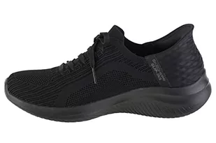 Skechers Damskie trampki Ultra Flex 3.0, czarne, 3 UK - Trampki damskie - miniaturka - grafika 1