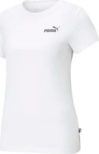 Koszulka damska Puma ESS Small Logo Tee biała 586776 02-2XL - Bluzki damskie - miniaturka - grafika 1