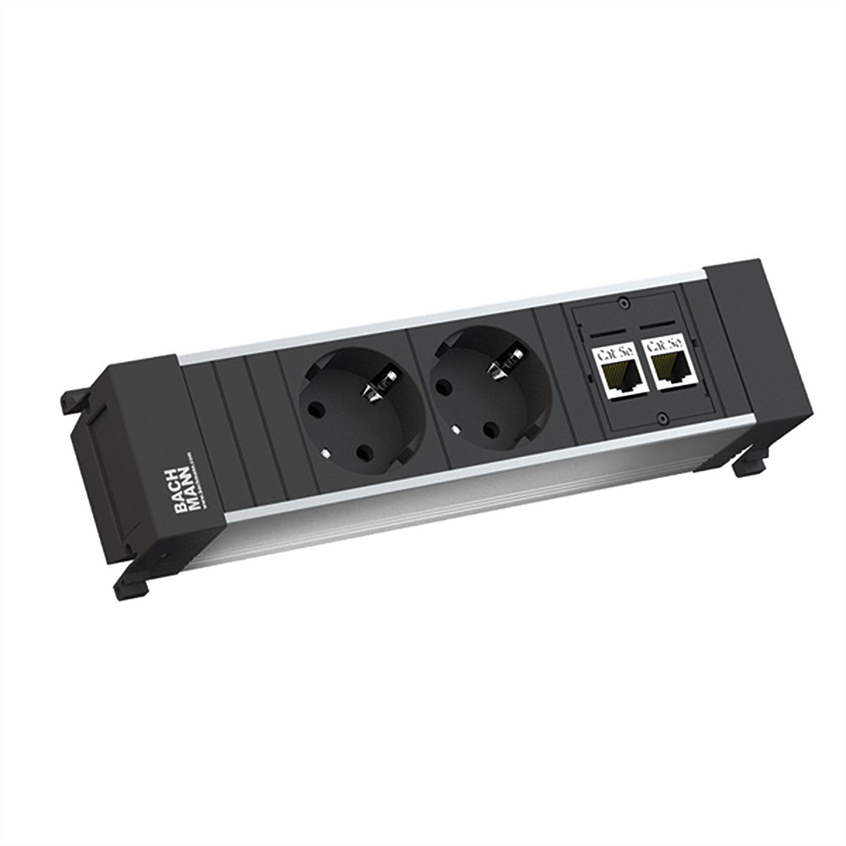 Bachmann Listwa zasilająca Power Frame 2x Gniazda 2xCAT5e kurz 317.101
