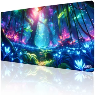 PODKŁADKA POD MYSZ MYSZKĘ Kosmiczny Las 100x50 TILT Gamingowa XL - Podkładki pod mysz - miniaturka - grafika 1