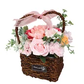 Sztuczne kwiaty - Włoski klasyczny bukiet kwiaty mydłane - miniaturka - grafika 1