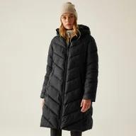 Kurtki i kamizelki sportowe damskie - Regatta Płaszcz damski zimowy ocieplany Anita Czarny, Rozmiar: 46 - miniaturka - grafika 1