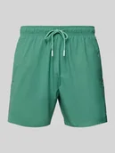 Kąpielówki męskie - Spodenki kąpielowe z elastycznym pasem model ‘ICONIC’ - miniaturka - grafika 1