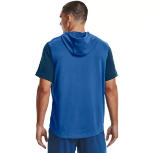 Koszulka męska Under Armour Rival Terry CB SS Hoodie - Koszulki sportowe męskie - miniaturka - grafika 2