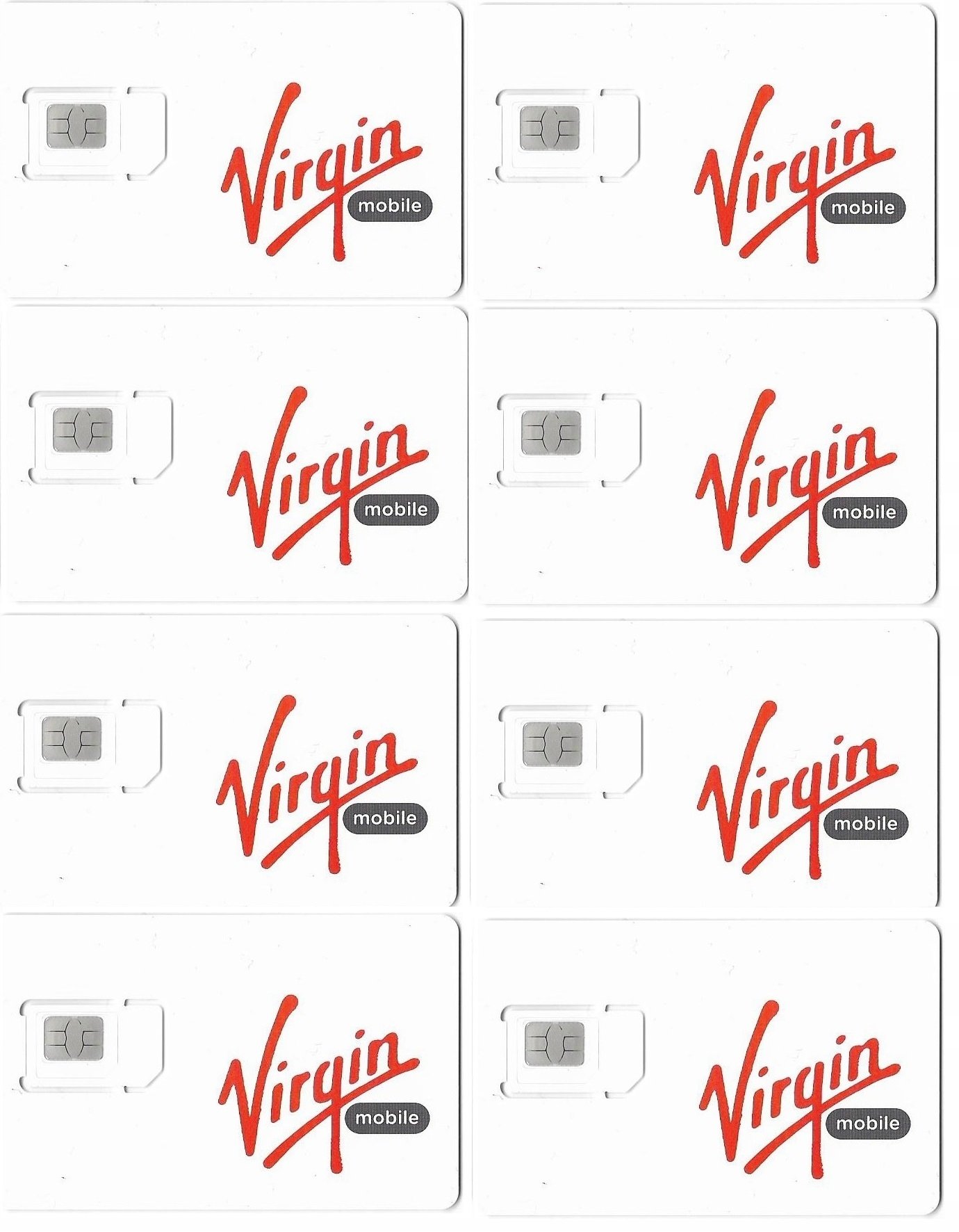 Internet na karte Play Virgin Mobile 10x 750GB na 240 dni 6 Tb i 76 Gb Ue