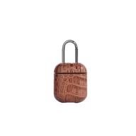 Akcesoria do słuchawek - Devia etui Lux do Airpods coffee - miniaturka - grafika 1